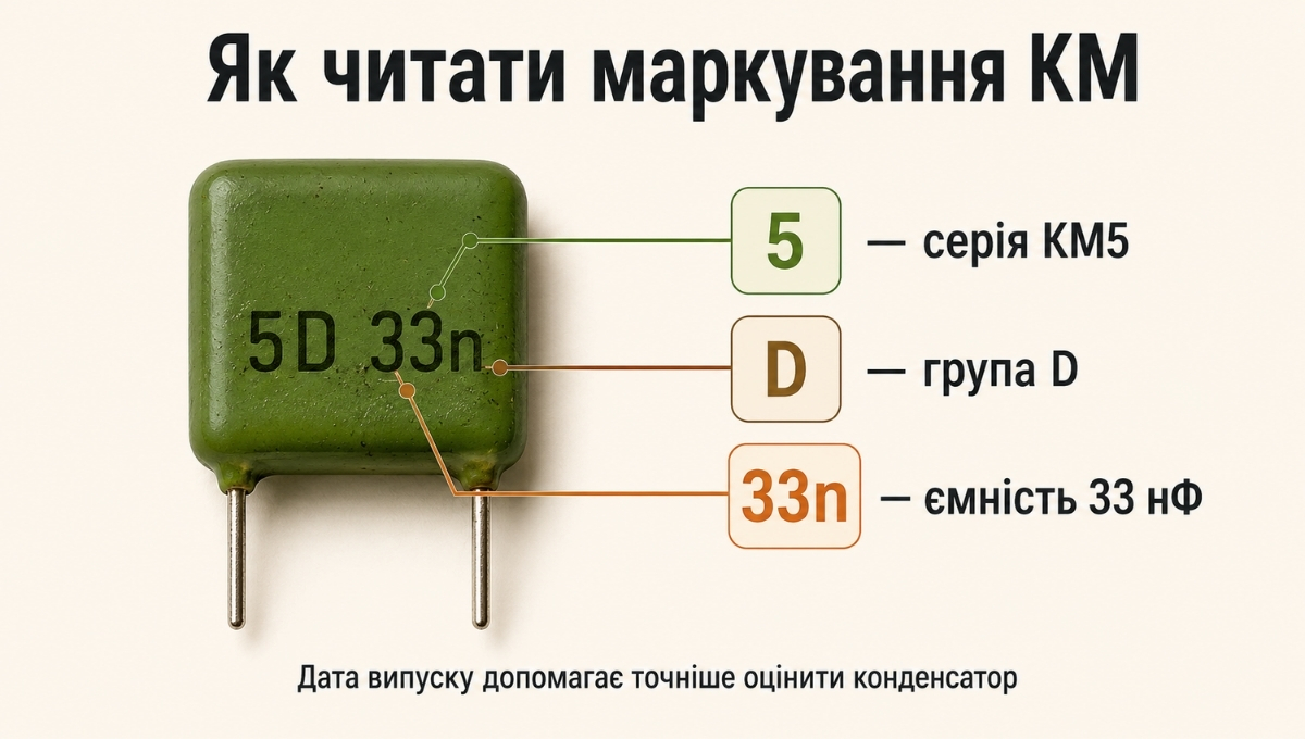 Конденсатори КМ