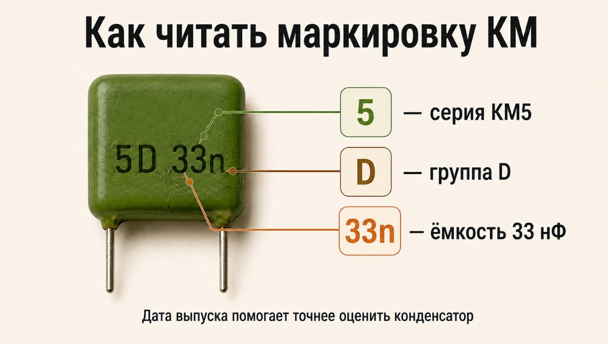Конденсаторы КМ